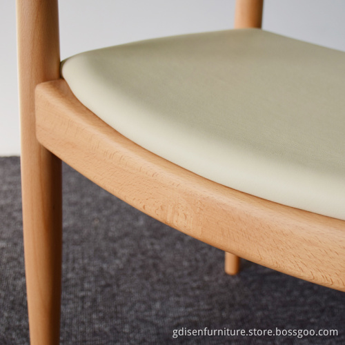 Modern dining chair wooden President Armrest Kennedy Chairs
